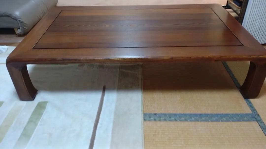 美品　和座卓　幅149cm奥行き90cm高さ33cm アンティーク　ローテーブル