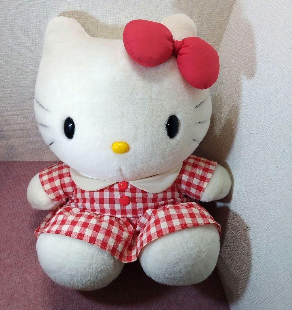 ✨レトロ✨HelloKitty✨ハローキティ✨ワンピースドレスぬいぐるみ✨日本製