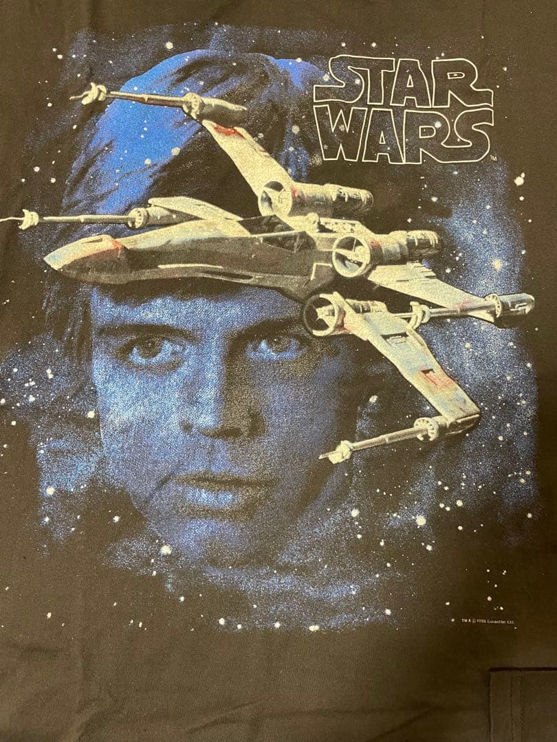 90s スターウォーズ ルーク・スカイウォーカー Xウィング Tシャツ