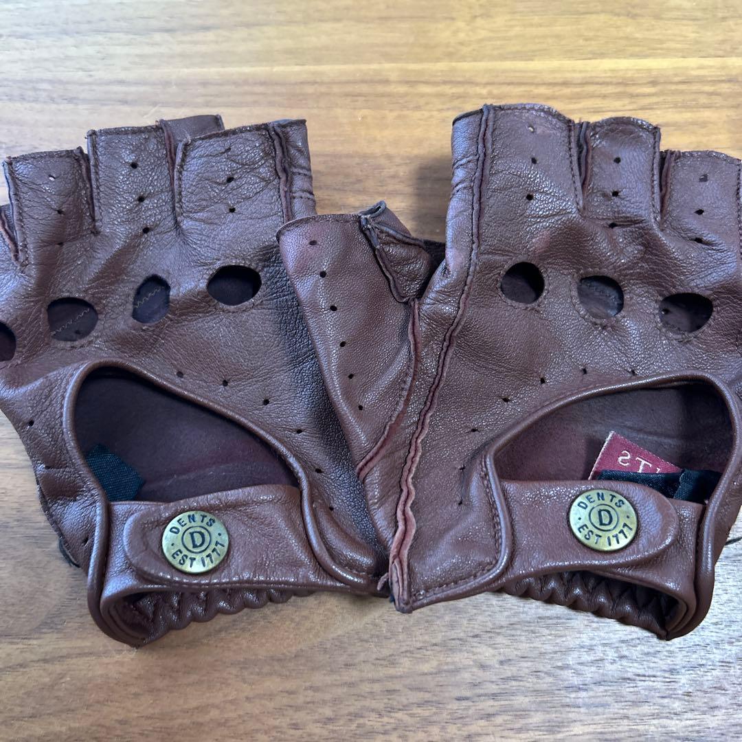 デンツ　ドライビンググローブ　指なし