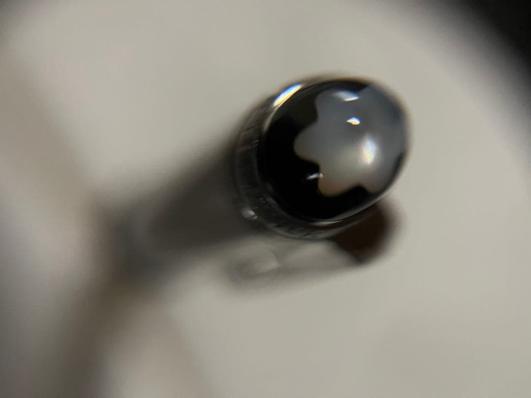 モンブラン 万年筆 114 アルチザン ホワイトパール オニキス