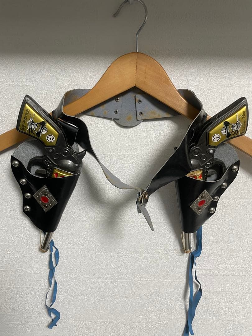 #希少 月光 少年忍者部隊 二挺拳銃 と同じトイガンセット ホルスター付き