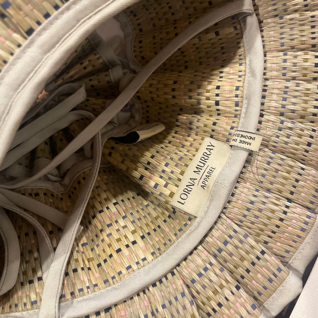 Lorna Murray 麦わら帽子 グレージュ　正規品　Medium