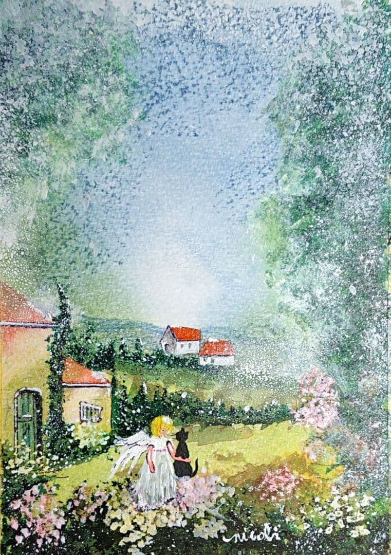 絵画 ★momorin★ Fiskars 929 他2点A5 原画 ア−ト