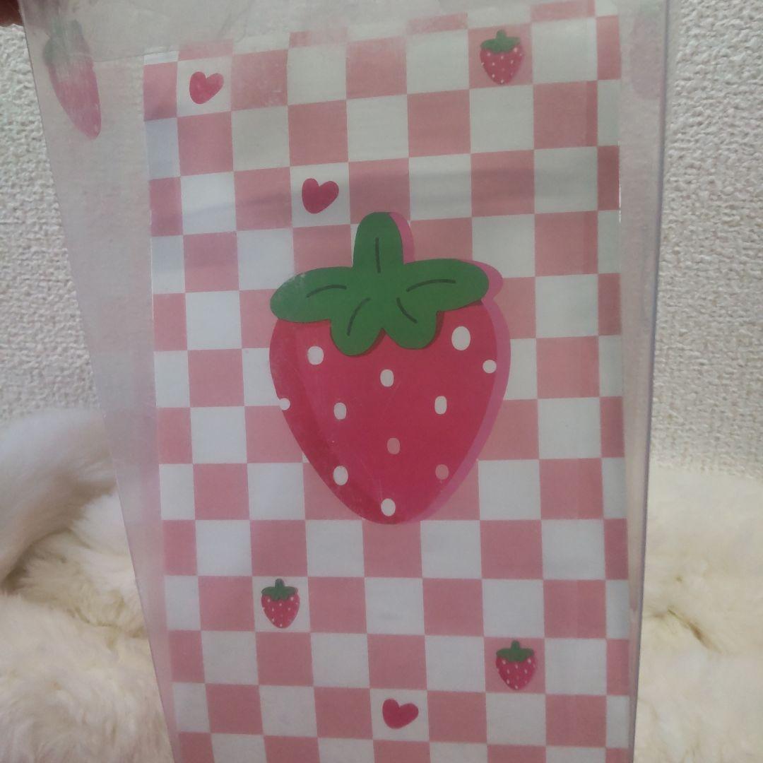 海外限定イチゴZIMOMO♡ぬいぐるみキーホルダー LABUBU♡+。♪