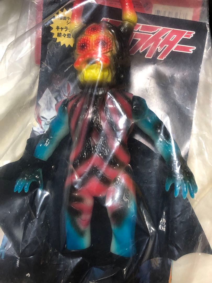 東映レトロソフビコレクション　蜘蛛男　蓄光　ワンフェス記念　新品未開封　ソフビ