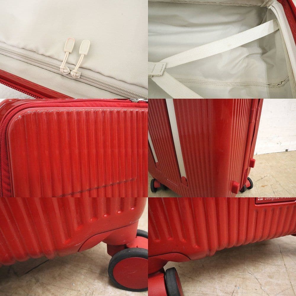 短期使用品【イノベーター INV60RED】スーツケース 62L・キャリーケース