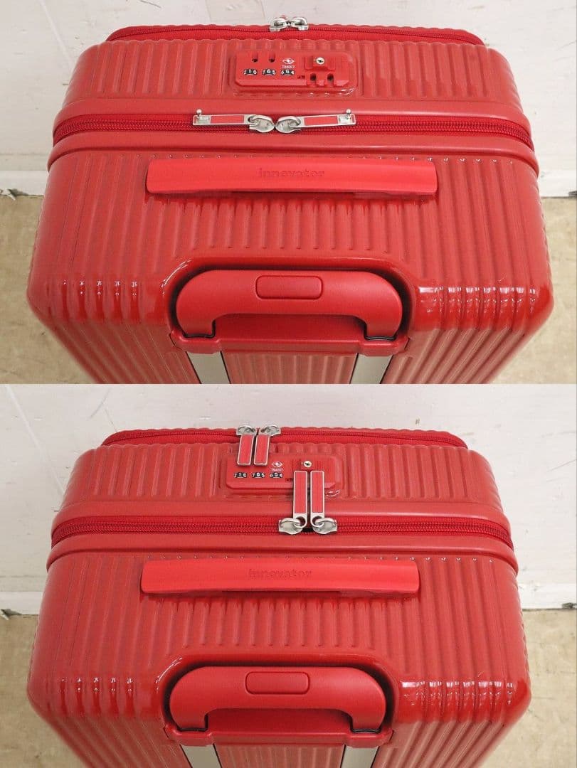 短期使用品【イノベーター INV60RED】スーツケース 62L・キャリーケース