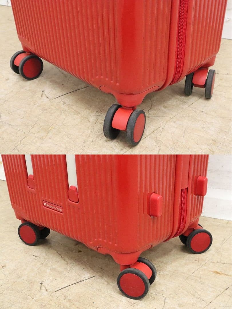 短期使用品【イノベーター INV60RED】スーツケース 62L・キャリーケース