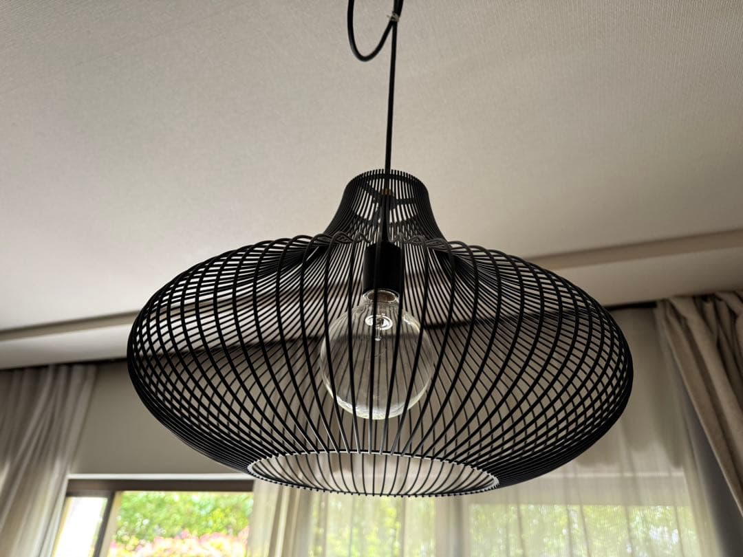 “NEBRASKA” ブラック ワイヤーシェード ペンダントライト