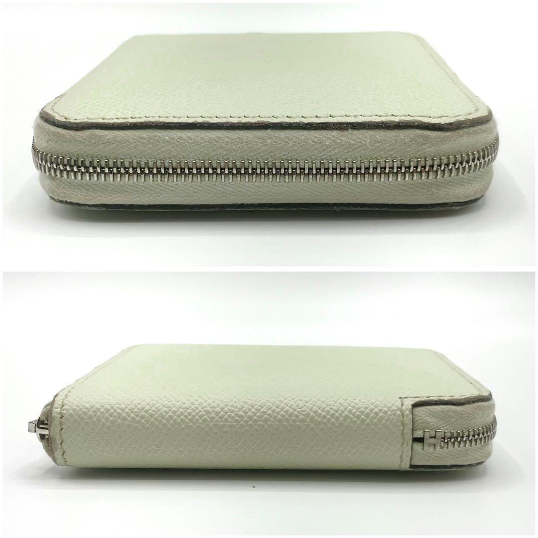 ⭐️良品⭐️ エルメス アザップ シルクイン コンパクト ミント ミニ財布