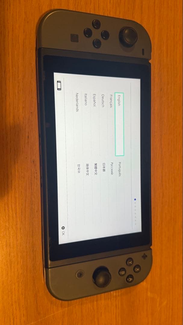 Nintendo Switch 本体 グレー 付属品あり 箱無し