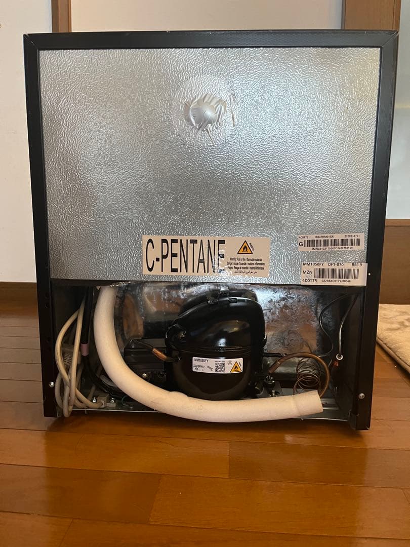 MAXZEN 冷蔵庫 小型 1ドア 47L 右開き 2024年製