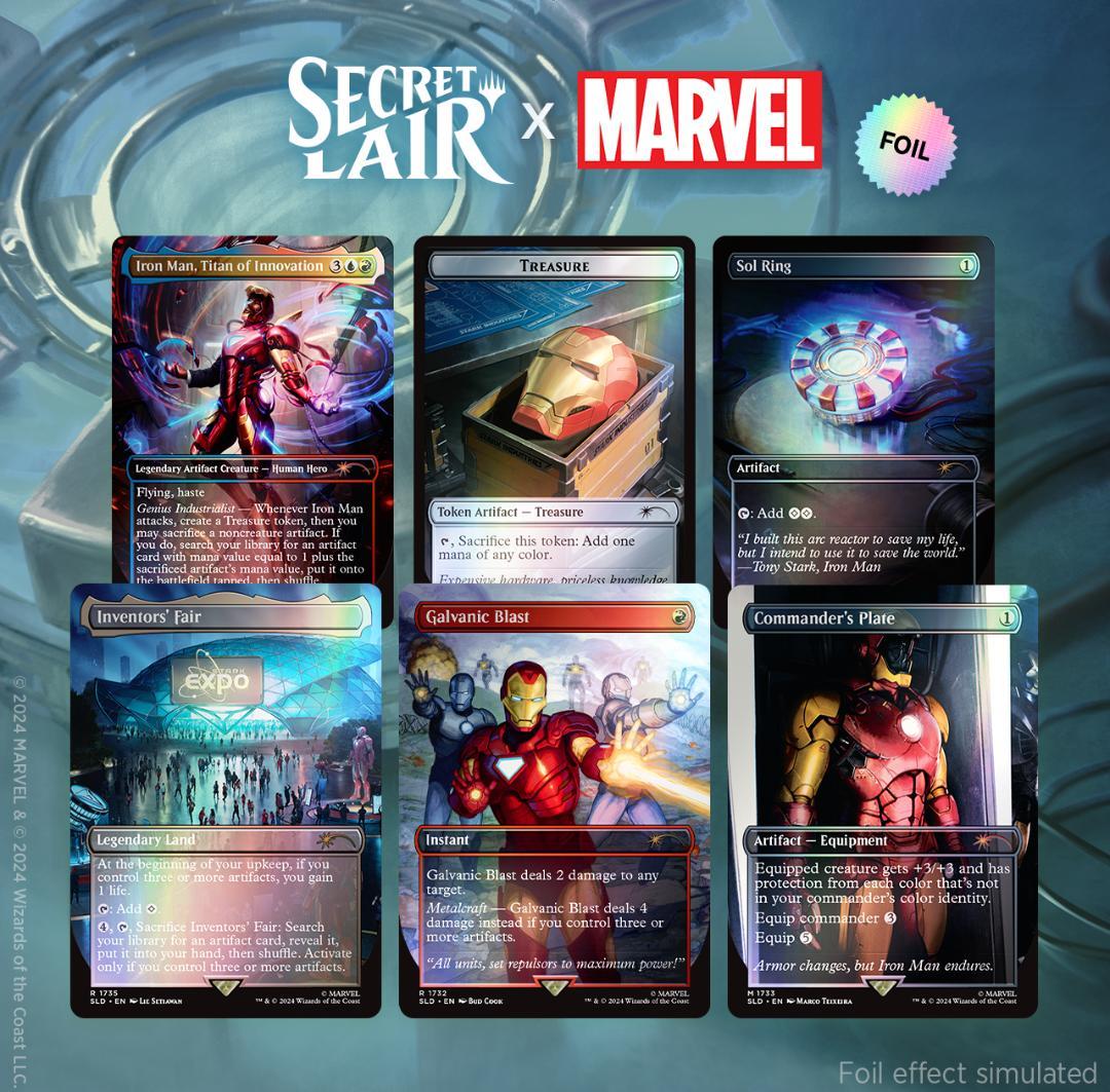 MTG Secret Lair: Marvel’s Iron Man（foil）