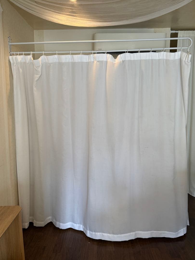 エステサロン　カーテンレール2個セット