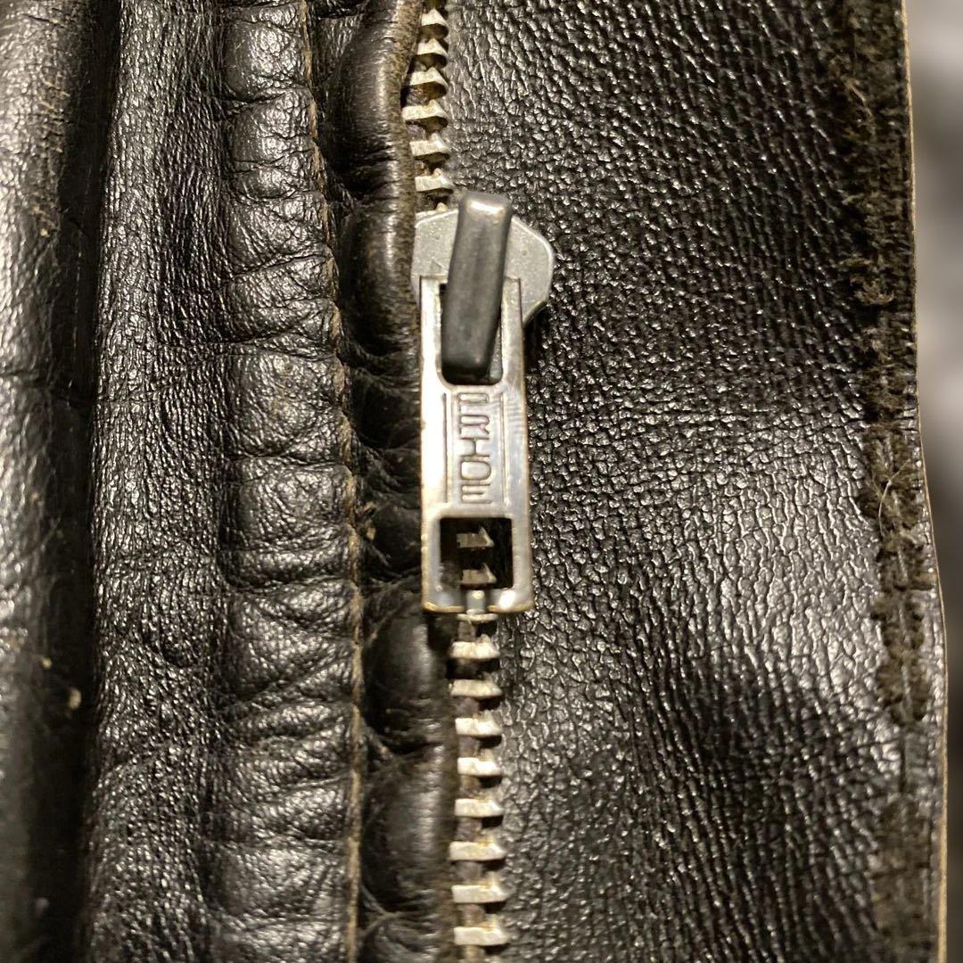 60s Brooks シングルレザージャケット ビンテージ usa 製