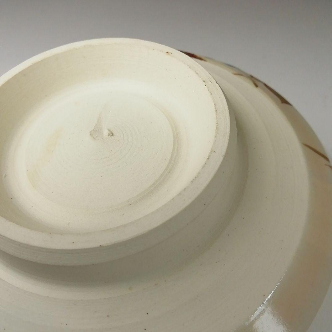 Ｔ２８４　茶碗　『仁清写扇面朝顔文』『平安　手塚桐鳳 造』　共箱　抹茶碗　茶道具