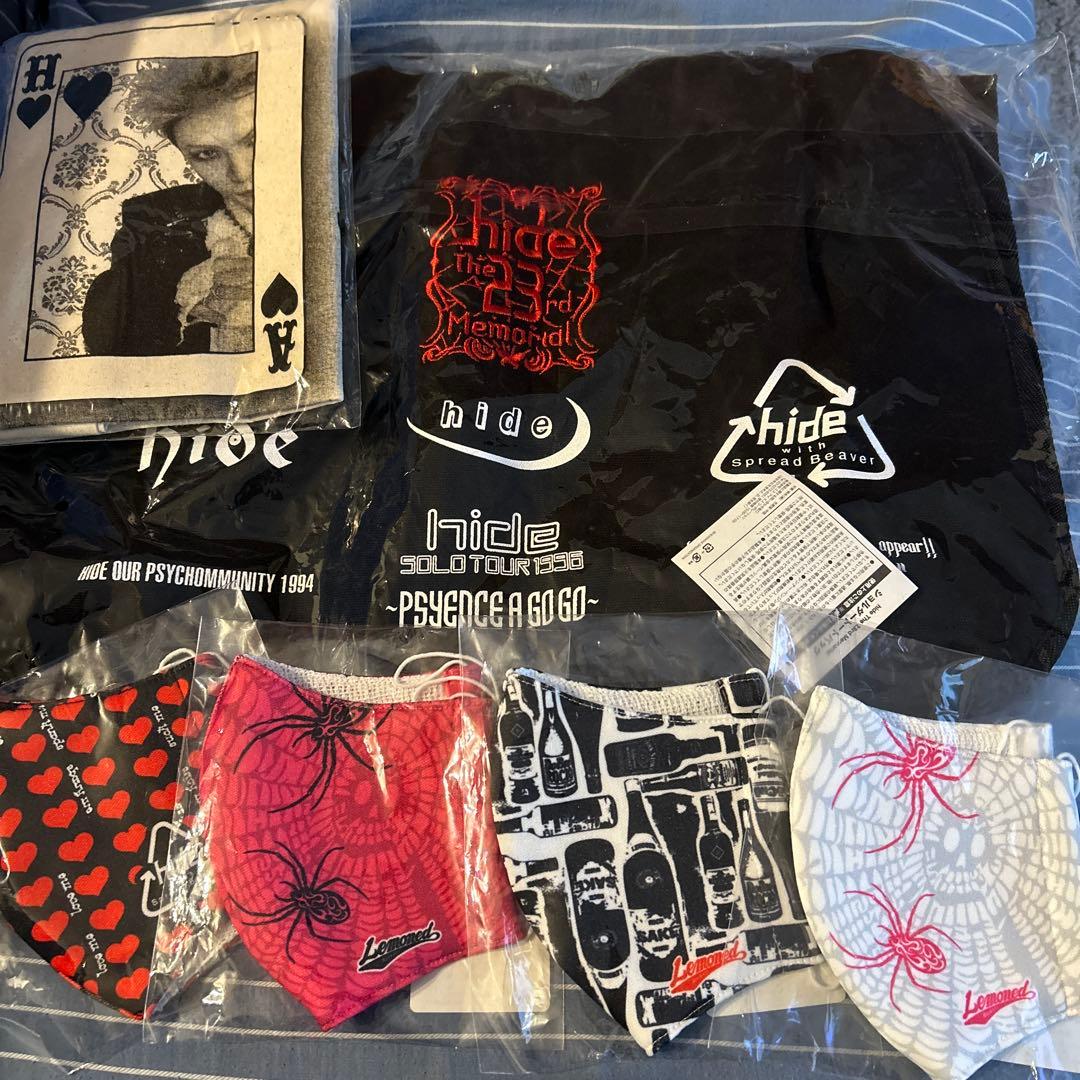 希少★hide ショルダーバッグ　手提げバッグ　マスク４種類　レモネード
