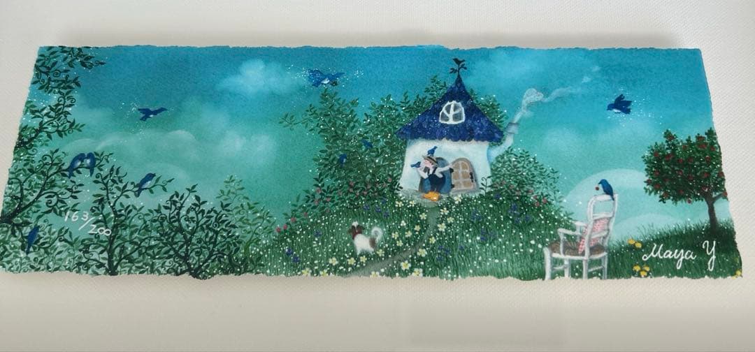 横山真弥　青い鳥の来る所　アーカバイル・プリント