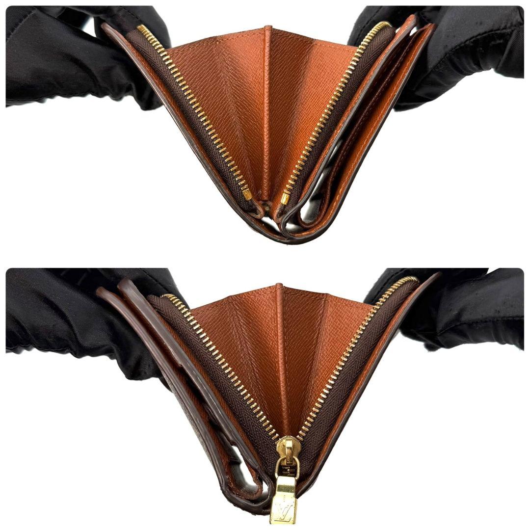 ルイヴィトン モノグラム コンパクトジップ 財布 二つ折り ラウンドファスナー