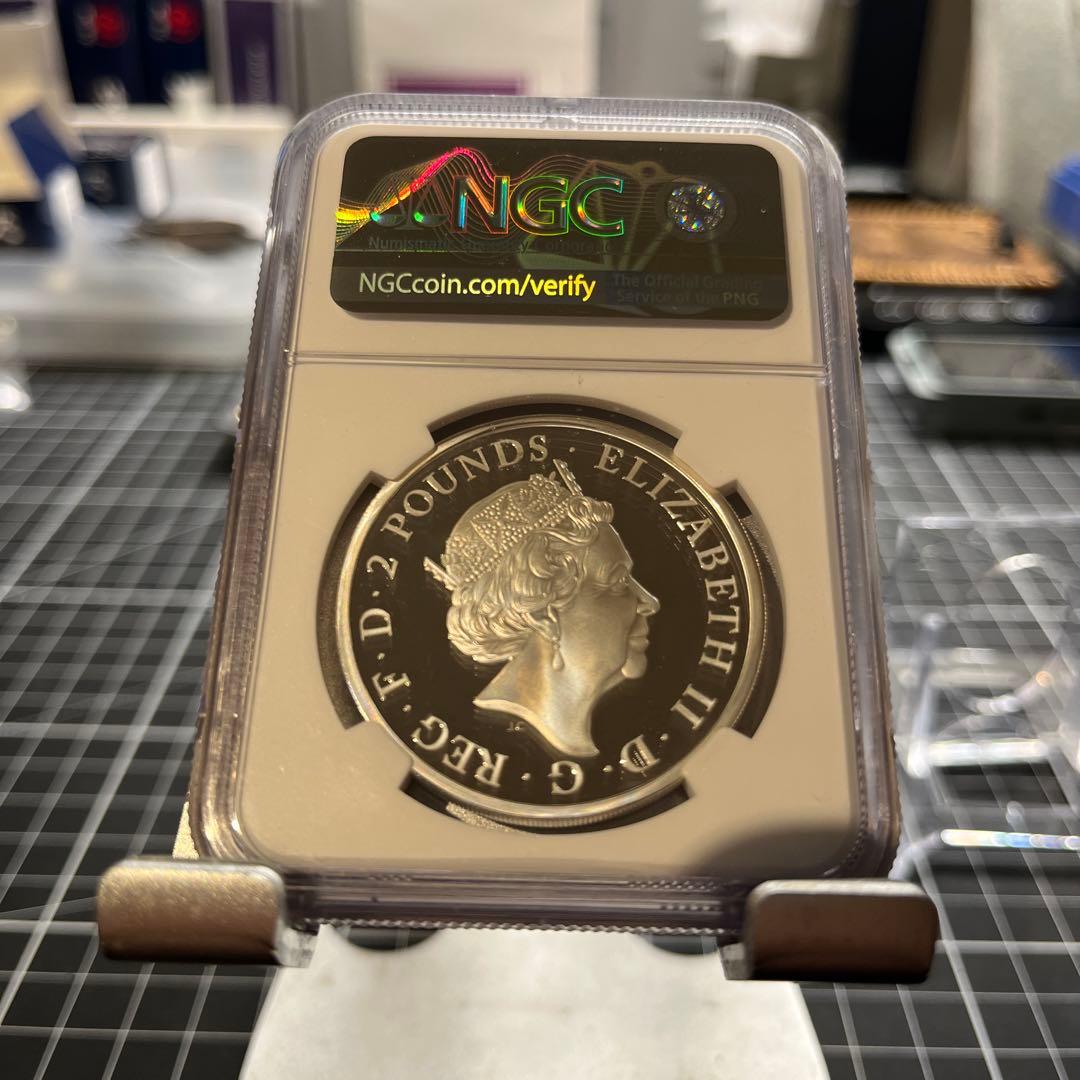 NGC最高鑑定 2019 英国 クイーンズ ビースト ビューフォート イェール