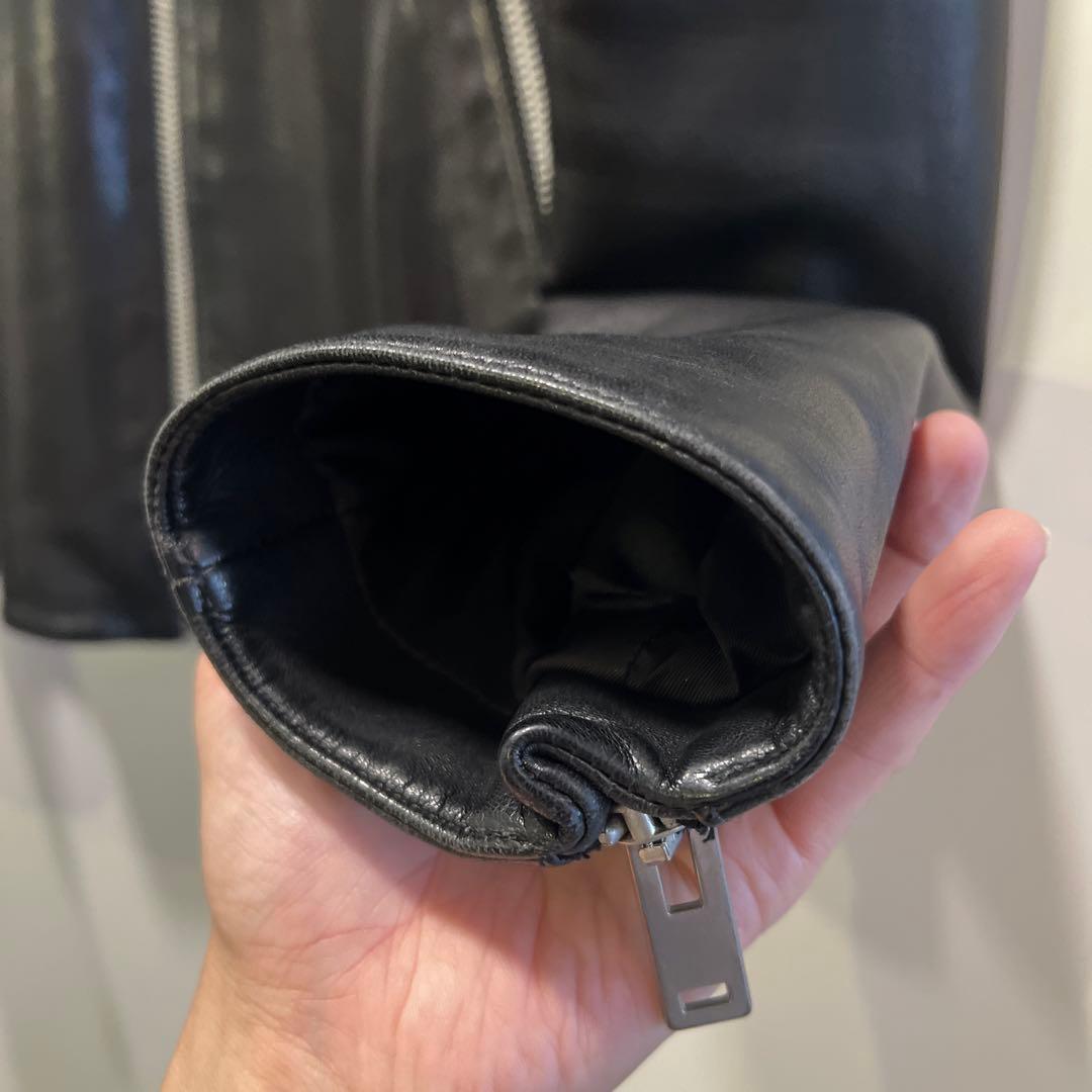 メゾンマルジェラ ハの字ライダース 18ss 5-ZIP JACKET 44