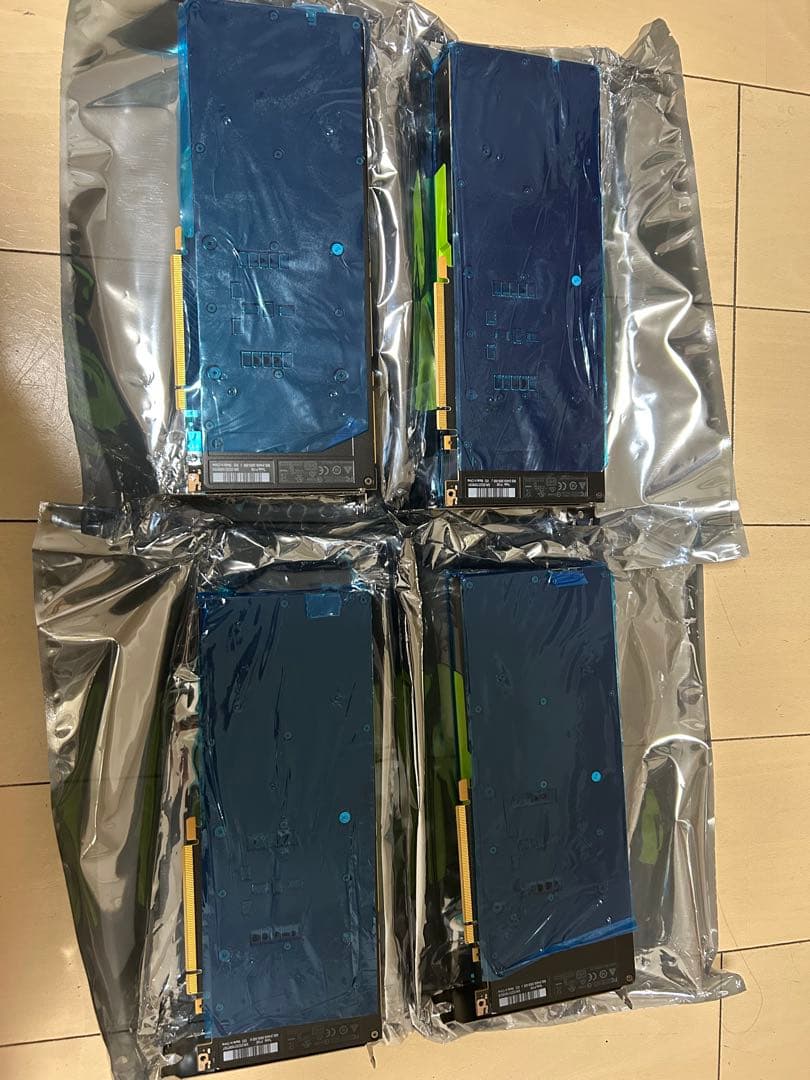 Tesla P100 メモリー16GB（専用ケーブル付き）4枚セット