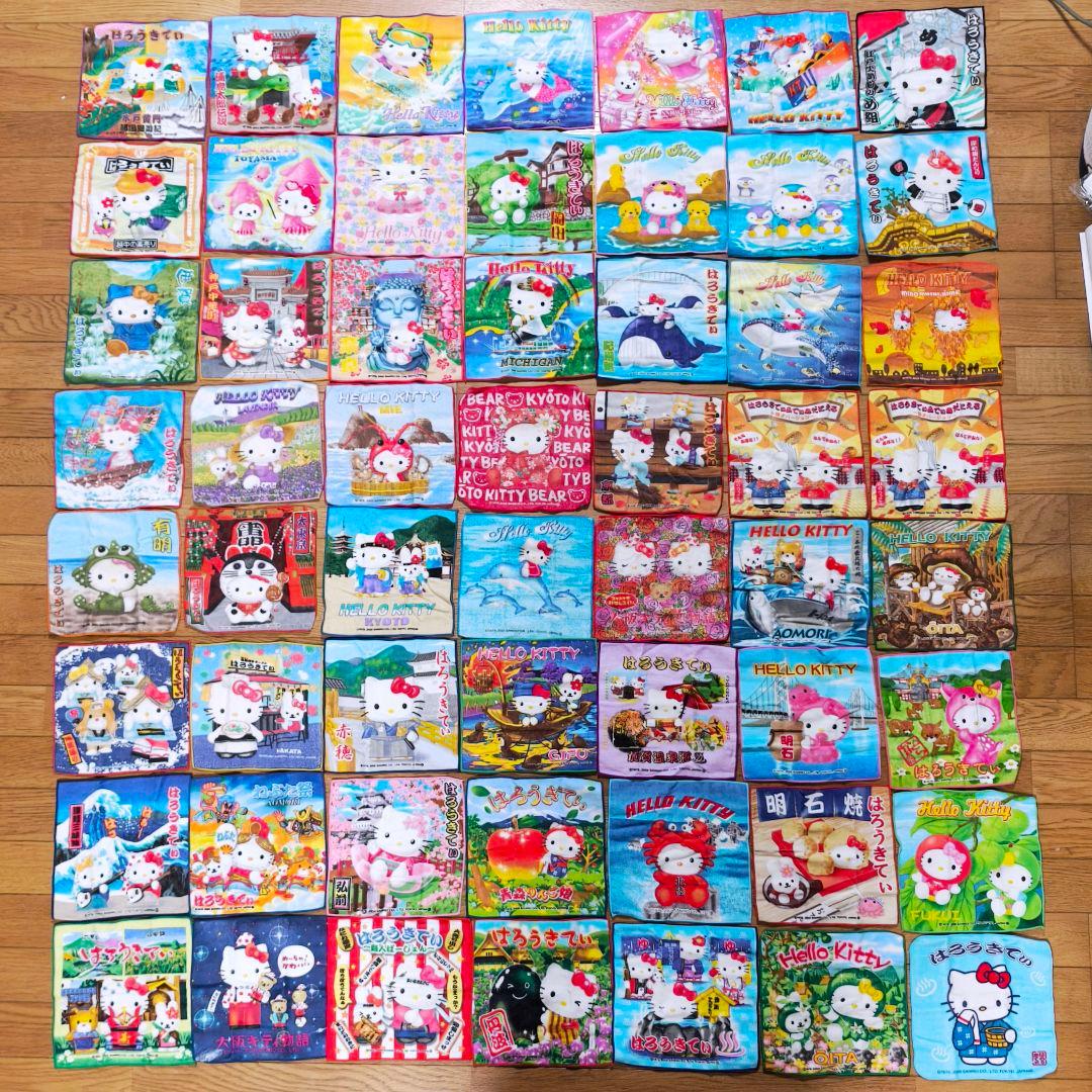 ハローキティ / hello kitty ご当地ハンカチ/56枚セット