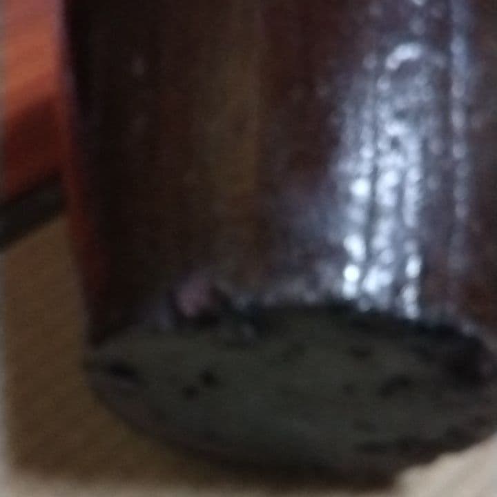 古い丹波焼き？唐津焼き？猫描きです美品珍品。