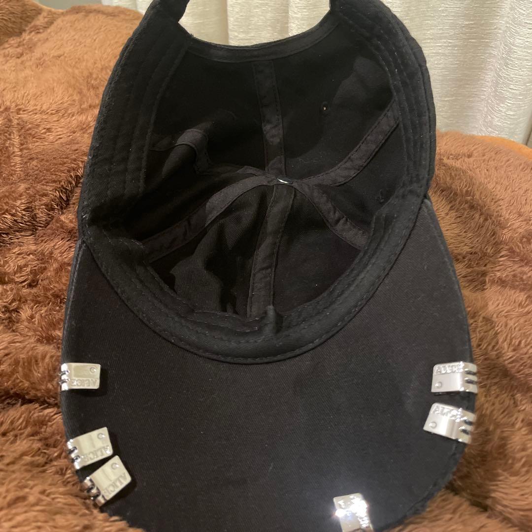 早い者勝ち！美品ALICE HOLLYWOODブラックキャップ　y2k sk8