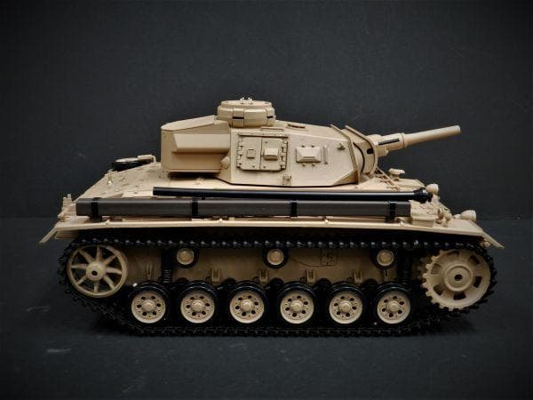 技術基準適合証明済 Henglong 1/16 ドイツ陸軍 Ⅲ号 H型