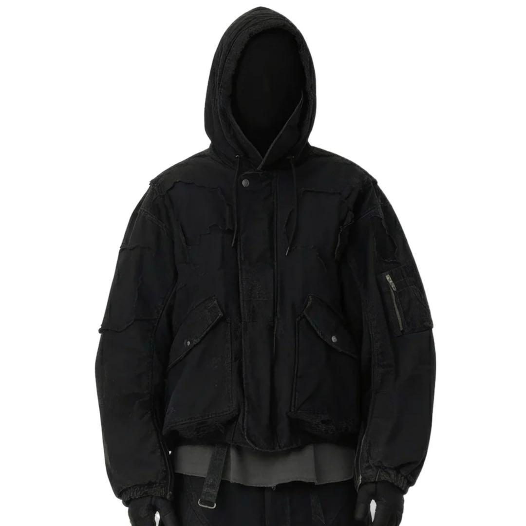 Hakenhertz ハーケンヘルツ ボンバージャケット 着画あり