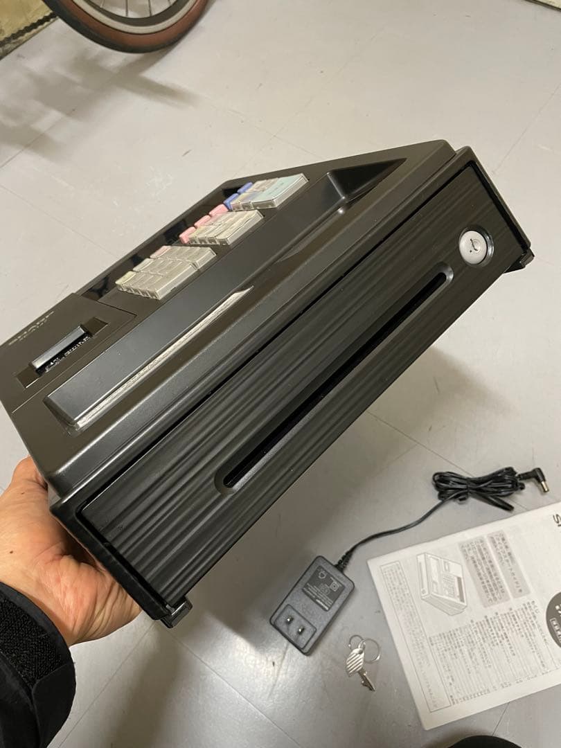 [動作品・念のためジャンクで] SHARP レジスター XE-A147 ブラック