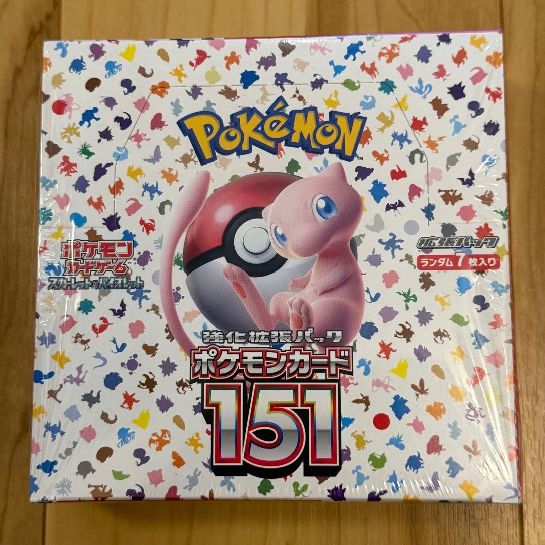未開封 ポケモンカード 151 シュリンク付きBOX スカーレット&バイオレット