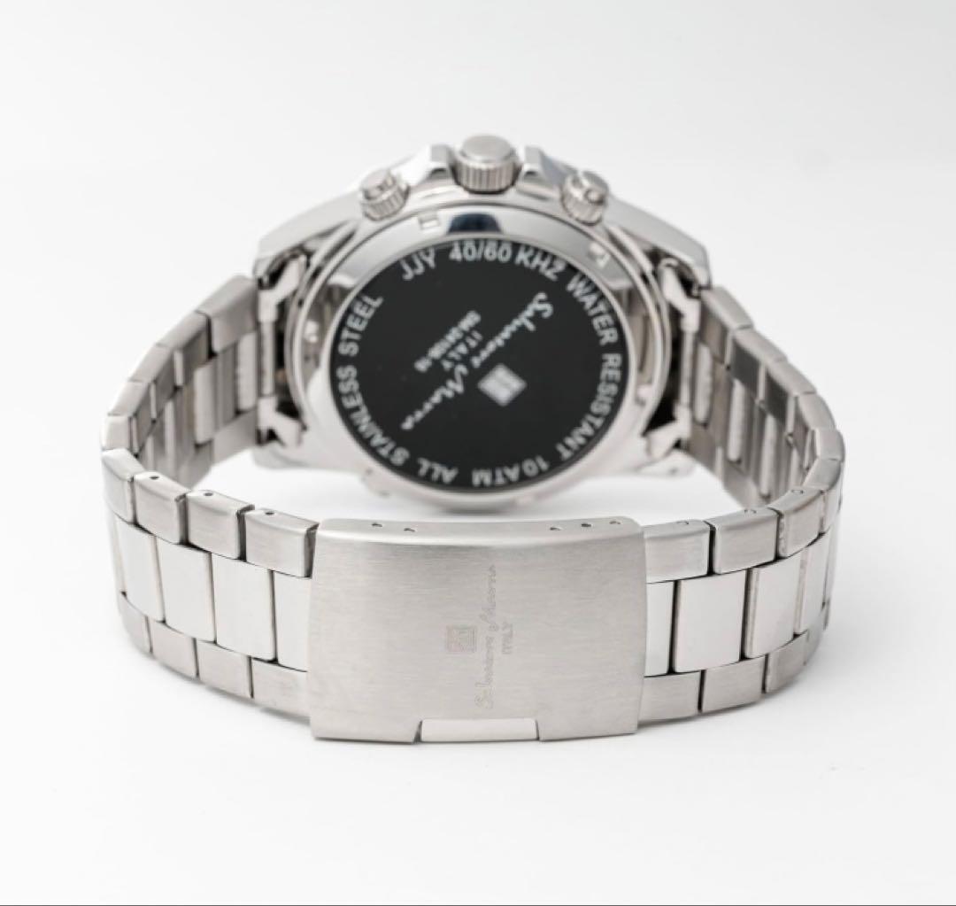 【美品】Salvatore Marra 電波ソーラー時計