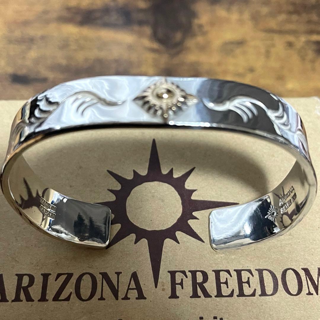 メンズ　極美品　アリゾナフリーダム バングル　12mm k18