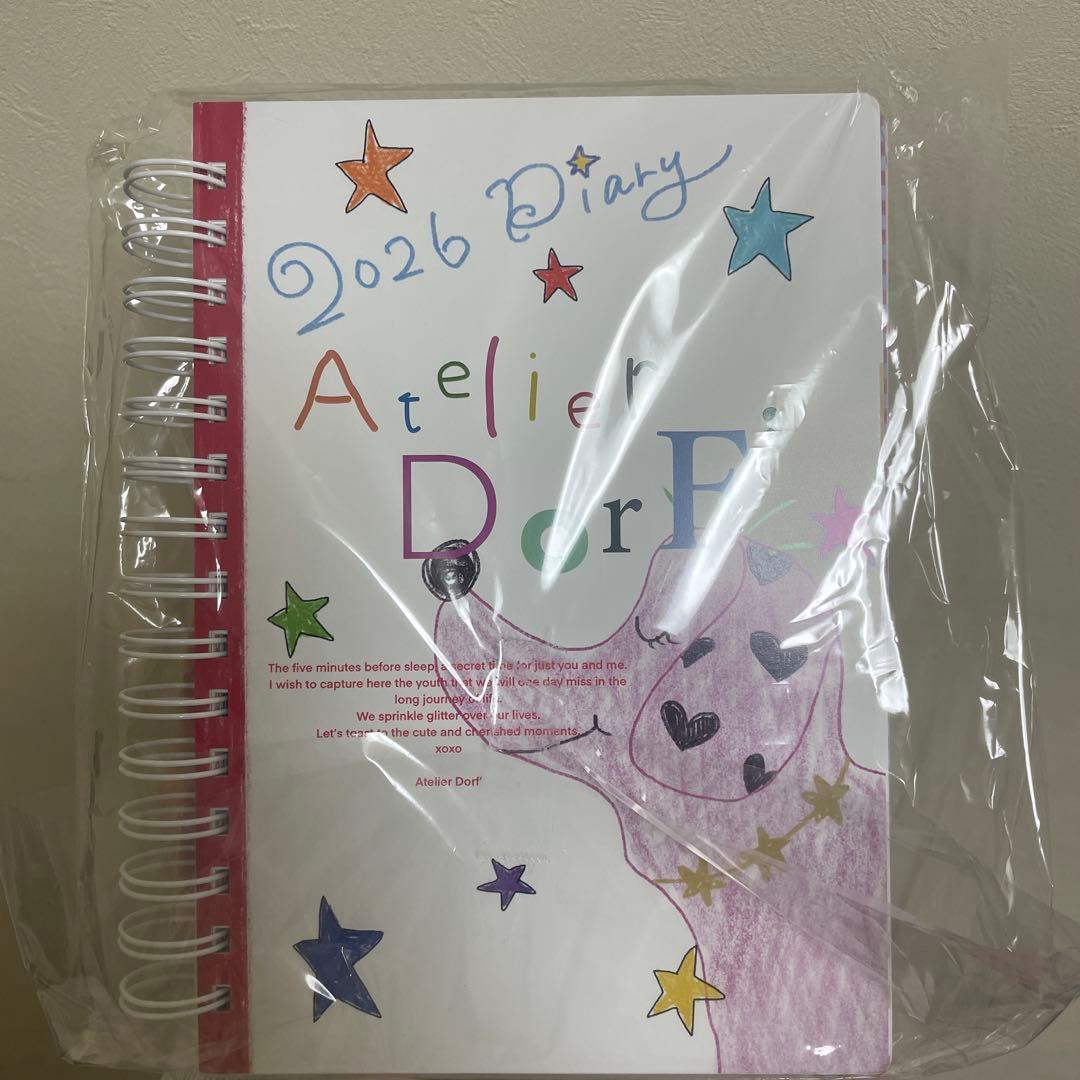 ダイアリー Atelier DorF 2026スケジュール帳 加藤愛里