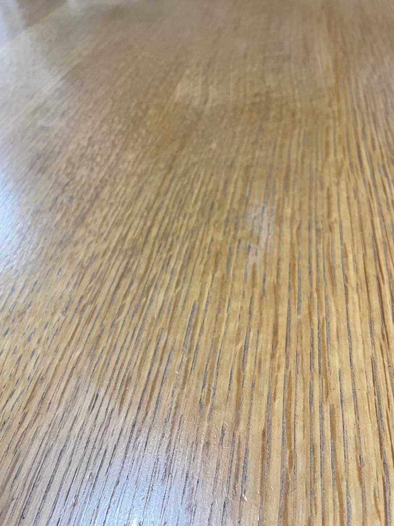 廃盤　無印良品　オーク材テーブル　150㌢　丸脚