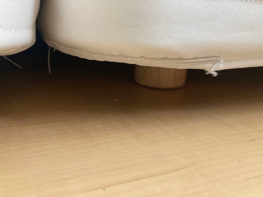 【無印】脚付マットレス・ポケットコイル・シングル(脚5cm)【送料無料】