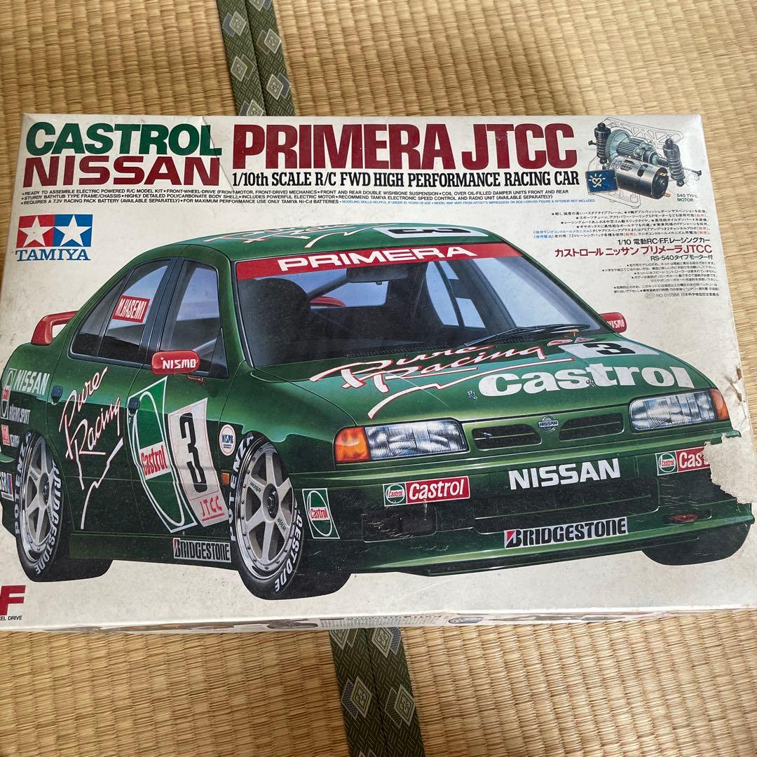 1/10 カストロールニッサンプリメーラJTCC ラジコン　ジャンク