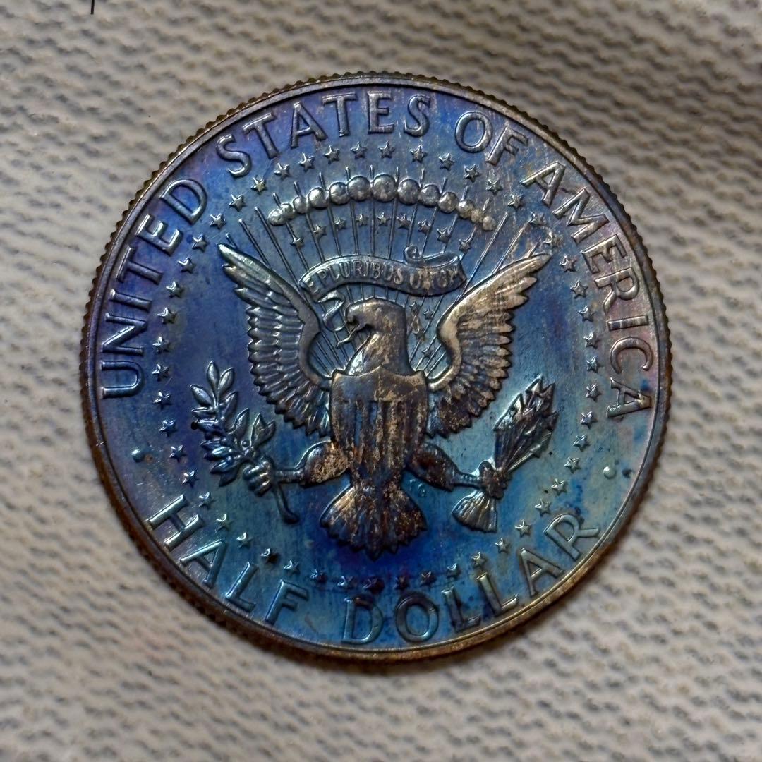 アメリカ 1965年　ケネディハーフ銀貨