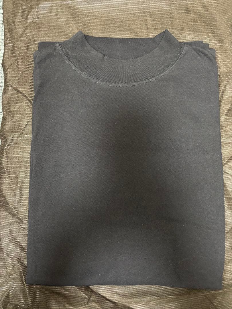 JIL SANDER コットン モックネックTシャツ M インディゴ