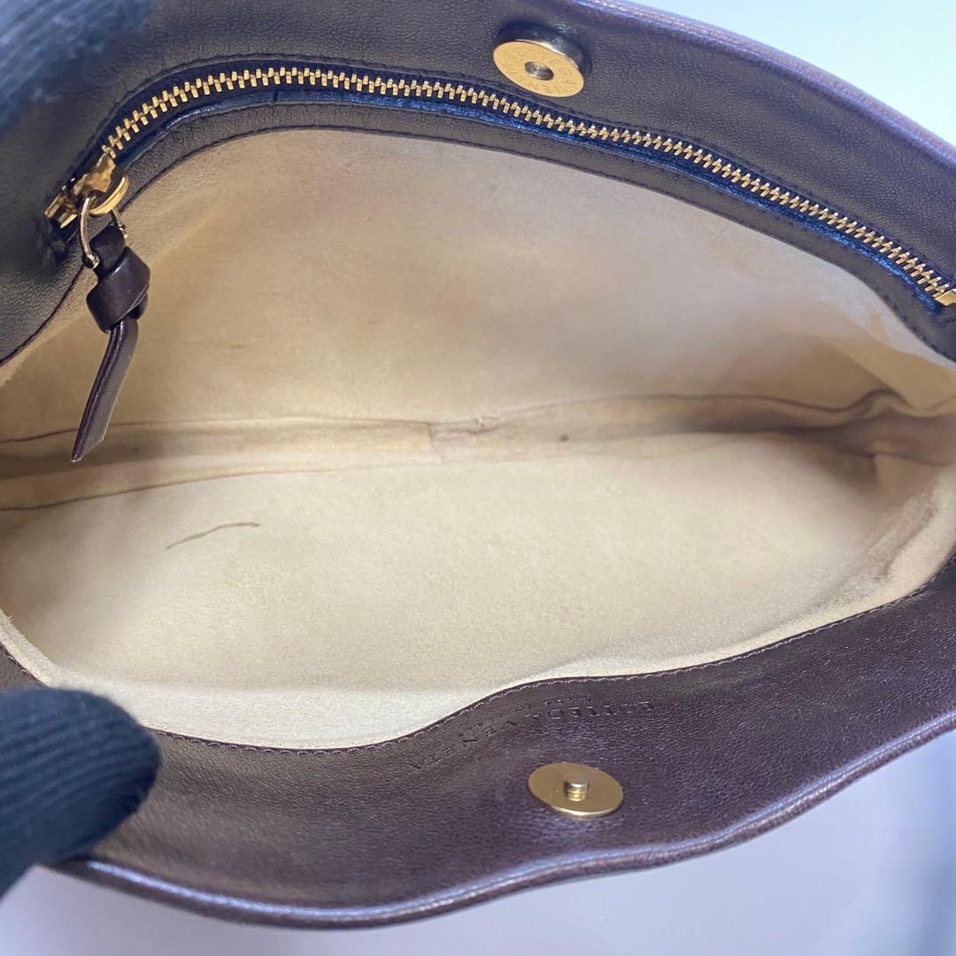 ボッテガヴェネタ ワンショルダーバッグ ブラウン×ピンク イントレチャート