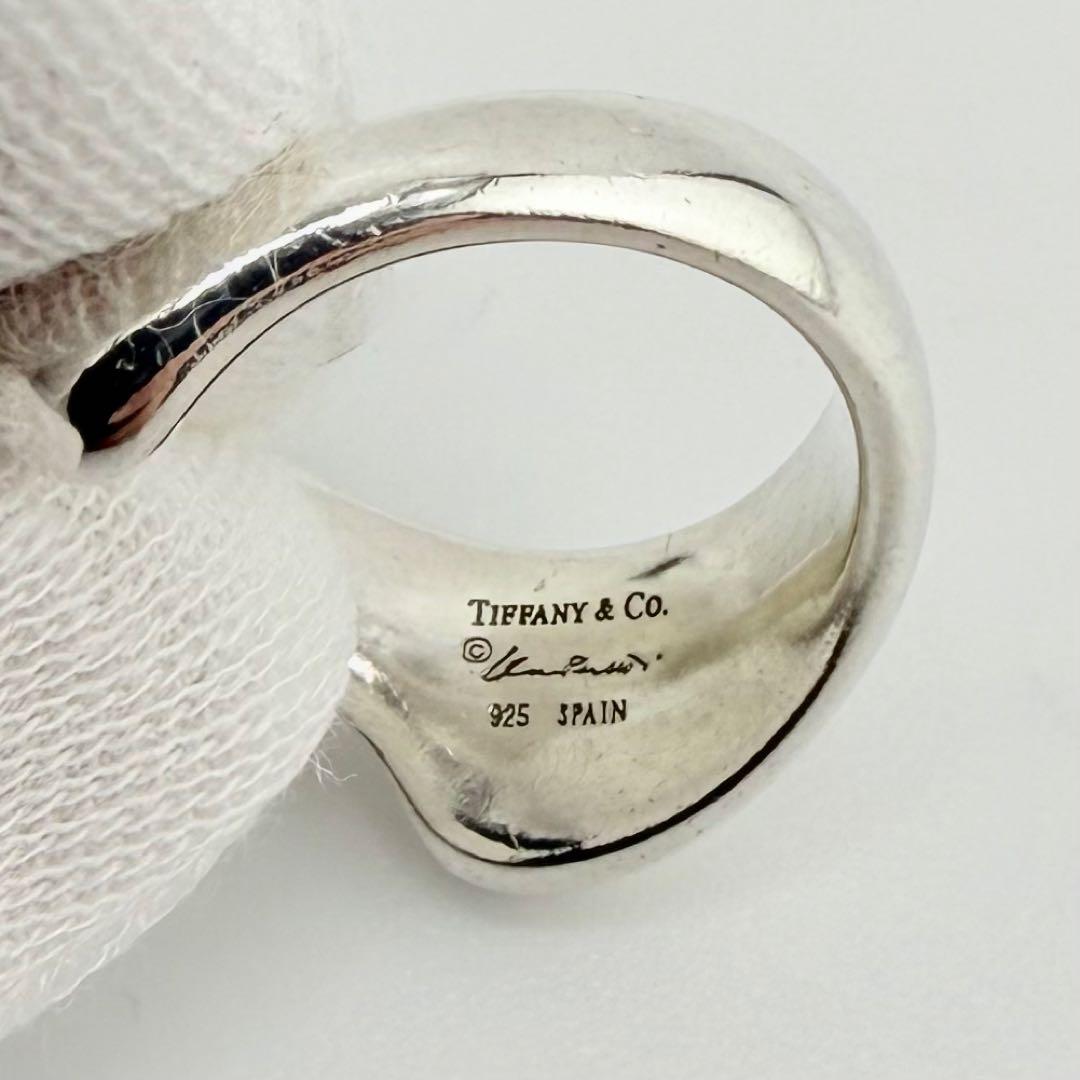 ティファニー エルサペレッティ カーブドウェーブハート SV925 リング