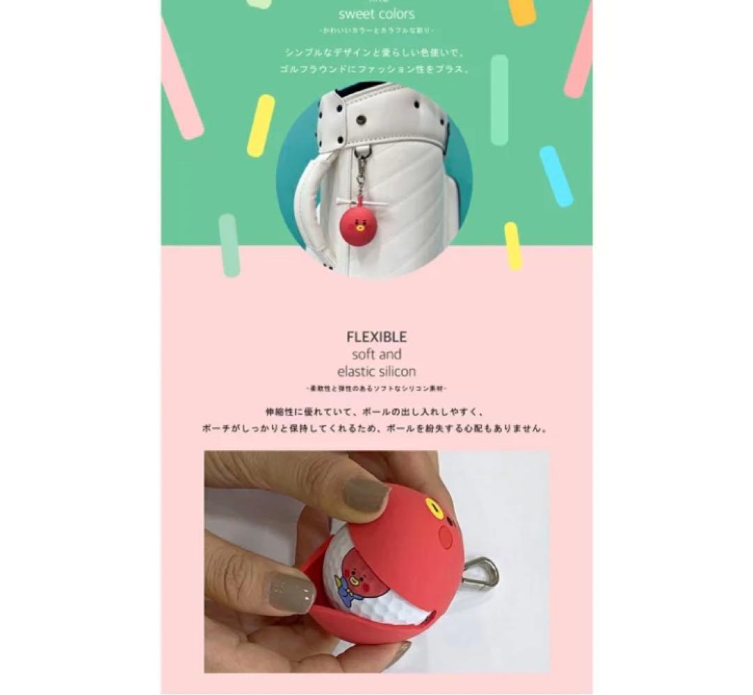 【BT21 Golf 公式グッズ】ミニ トートバッグ とボールポーチセット