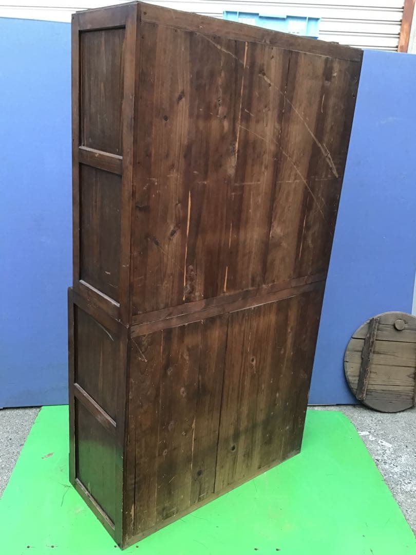 ⚠️注意⚠️直接引取限定　昭和レトロ　木製食器棚