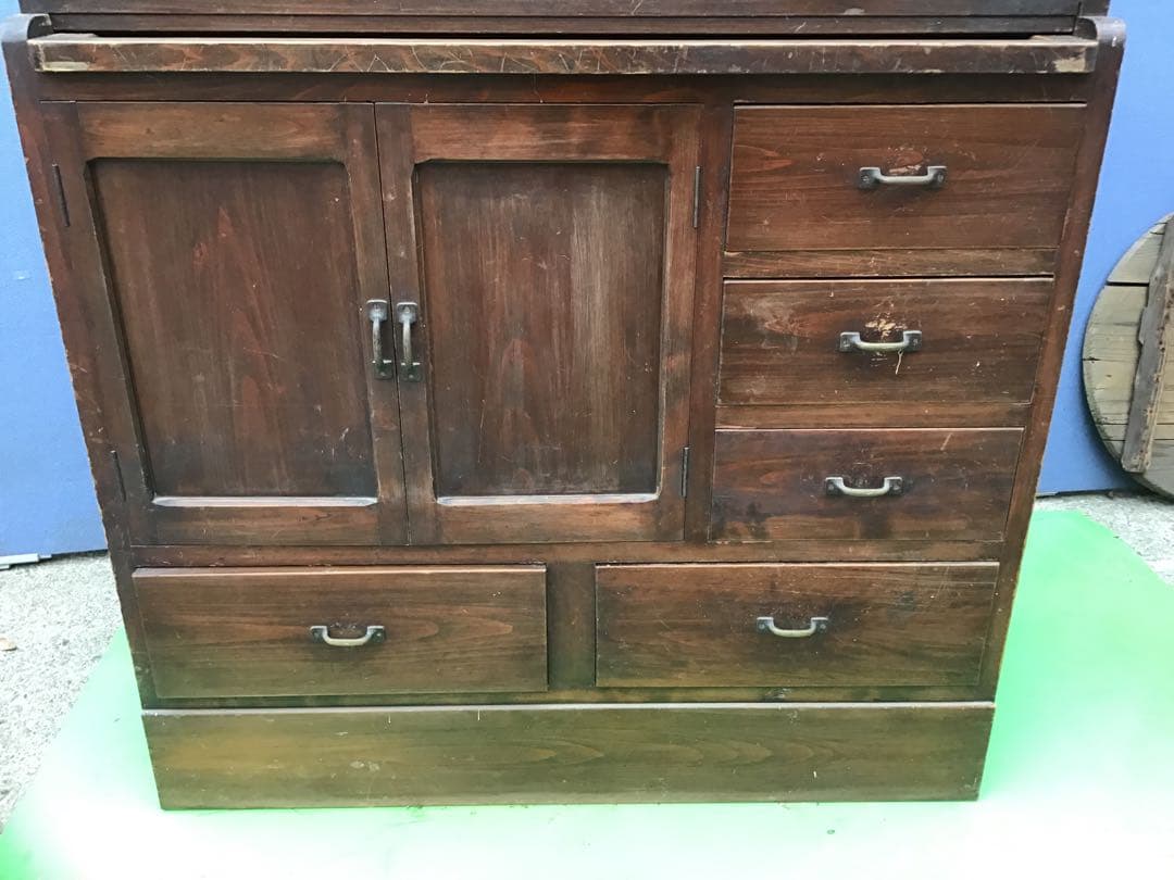 ⚠️注意⚠️直接引取限定　昭和レトロ　木製食器棚