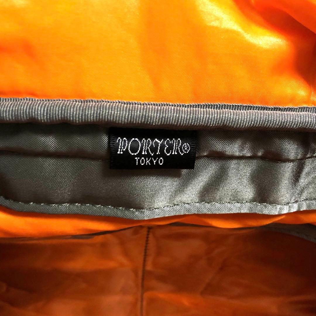 新型✨超美品 ポーター タンカー ボストンバッグ グレー 大容量 2way