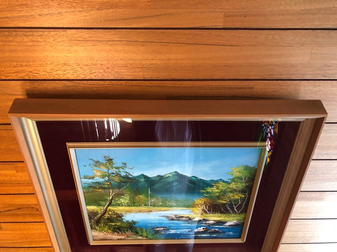 【絵画作品】風景画　西澤画伯　絵画　油絵　アート　F6号　状態優良！