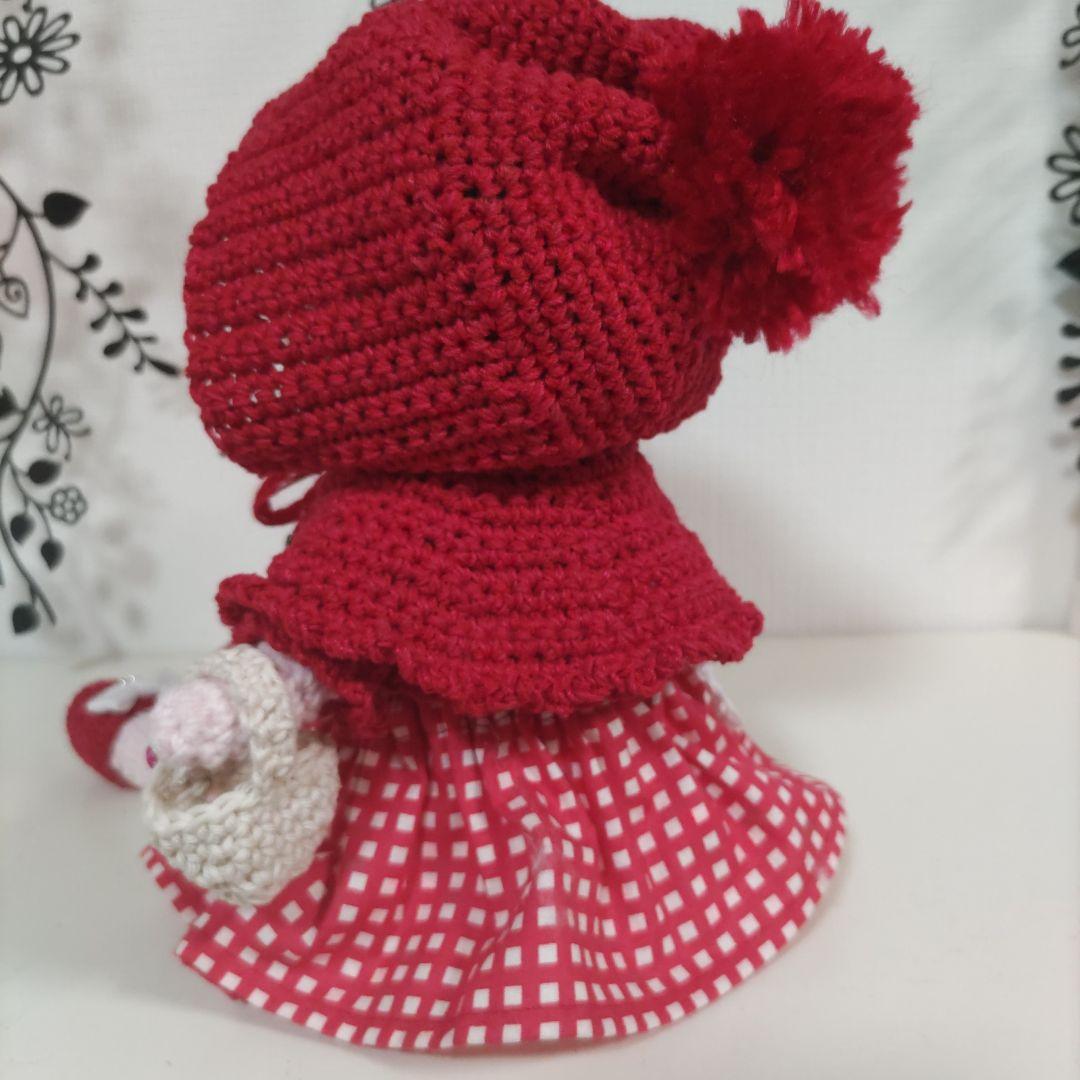 編みぐるみの女の子達（アリス、赤ずきんちゃん、ハロウィン、ポニーテール、深緑の服